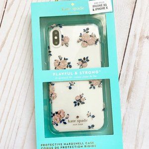 Kate Spade iPhone X Floral Hard Cell Phone Case